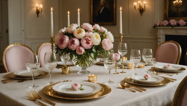 decoration table anniversaire elegante lumineuse